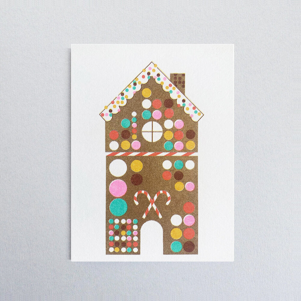 Gingerbread House Mini Card