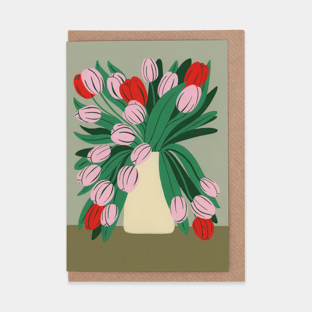 “Pink Tulips” Card