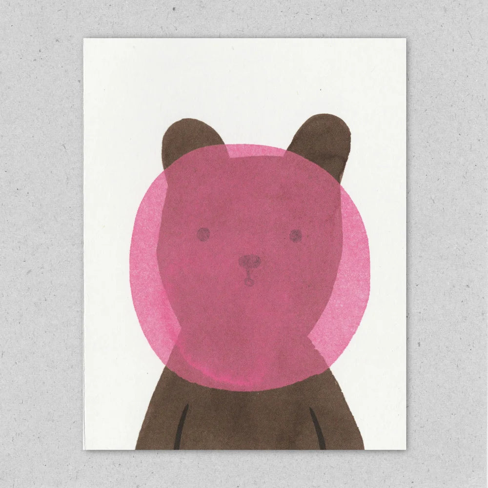 Lisa Jones ‘Bubblegum Bear’ mini card